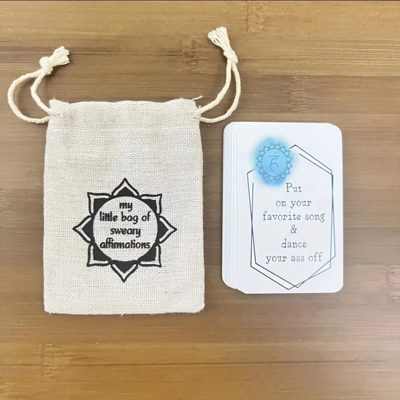 New My little bag of swear Affirmations - 16 Cards - Picture 1 of 3